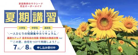 【入会金0円】家庭教師のサクシードが2025年夏期講習