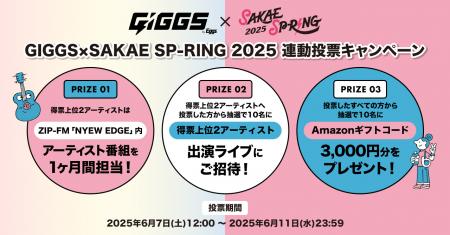 GIGGS × SAKAE SP-RING 2025 連動投票キャンペーン実