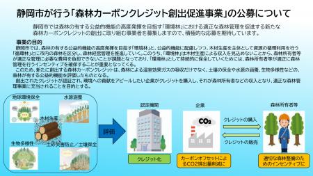 静岡市「森林カーボンクレジット創出促進事業」におけ