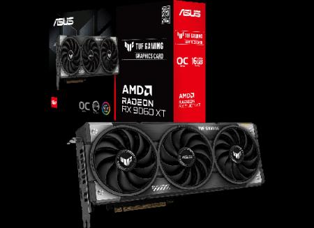 ASUSから、Radeon RX 9060 XT 搭載グラフィックボード