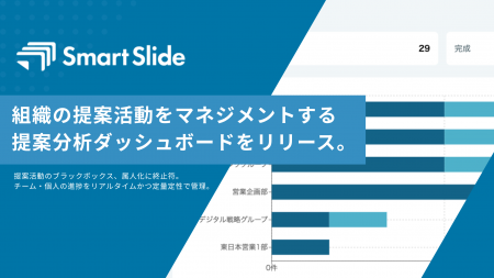SmartSlide、組織の提案活動をマネジメントする「提案 SmartSlide、組織の提案活動をマネジメントする「提案