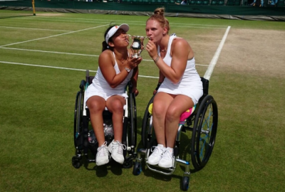 ウィンブルドン選手権車いすテニスの部女子ダブルス上 ウィンブルドン選手権車いすテニスの部女子ダブルス上