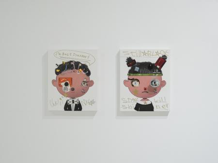 長坂真護によるフィジカルアート作品、『Milly and Fr 長坂真護によるフィジカルアート作品、『Milly and Fr