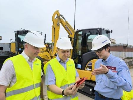 ソリトン、ウクライナでの遠隔施工の普及に向けた事前 ソリトン、ウクライナでの遠隔施工の普及に向けた事前