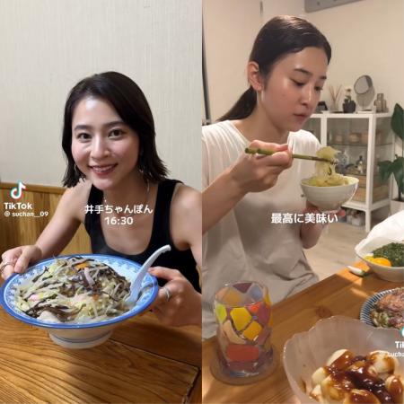「幸福感がすごい」「食いっぷりいいね!」モデル・涼 「幸福感がすごい」「食いっぷりいいね!」モデル・涼