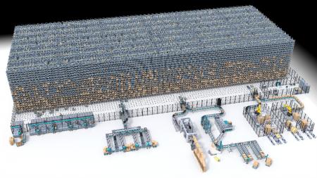 国内初、福山通運が所有・運営するメニコン向け物流セ 国内初、福山通運が所有・運営するメニコン向け物流セ