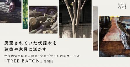 廃棄されていた伐採木を、建築や家具に活かす 廃棄されていた伐採木を、建築や家具に活かす