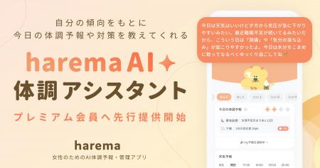 不調に悩む女性の毎日を支えるAI体調予報・管理アプリ 不調に悩む女性の毎日を支えるAI体調予報・管理アプリ