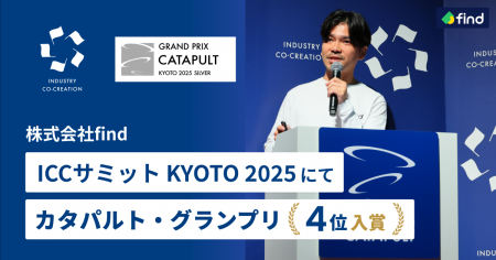 株式会社find、ICCサミット KYOTO 2025にて 「CATAPUL 株式会社find、ICCサミット KYOTO 2025にて 「CATAPUL