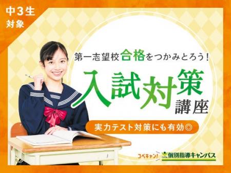 【低価格・高品質の個別指導キャンパス】中学3年生向 【低価格・高品質の個別指導キャンパス】中学3年生向