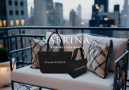 FUMIKODA初のキャンバスバッグ「SABRINA」発売 ~100 FUMIKODA初のキャンバスバッグ「SABRINA」発売 ~100