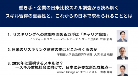 【セミナー動画配信のお知らせ】「働き手・企業の日米 【セミナー動画配信のお知らせ】「働き手・企業の日米