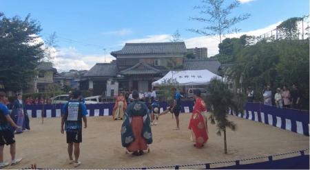 平野神社 蹴鞠(けまり)奉納祭にレイラック滋賀FC選 平野神社 蹴鞠(けまり)奉納祭にレイラック滋賀FC選