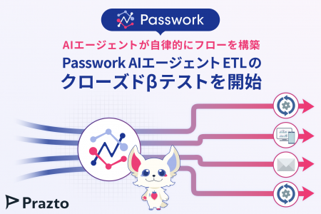 株式会社Prazto、AIエージェントが自律的にフローを構 株式会社Prazto、AIエージェントが自律的にフローを構