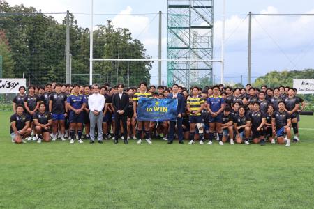 立命館大学ラグビー部とのスポンサー契約を締結 ―学 立命館大学ラグビー部とのスポンサー契約を締結 ―学