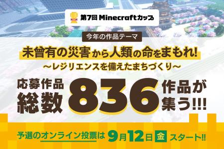 第7回Minecraftカップ「災害に立ち向かう力」をテーマ 第7回Minecraftカップ「災害に立ち向かう力」をテーマ