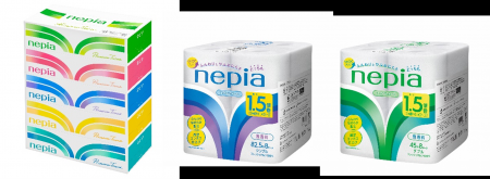 「ネピア ティシュ」「ネピア トイレットロール」新発 「ネピア ティシュ」「ネピア トイレットロール」新発
