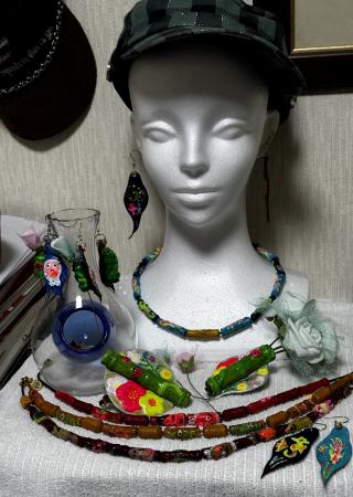 独自開発考案し特許を取得した「革製浮き絵装身utf-8 独自開発考案し特許を取得した「革製浮き絵装身utf-8