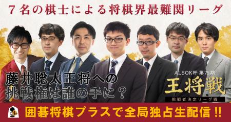 9月25日(木)「ALSOK杯 第75期王将戦 挑戦者決定リーグ 9月25日(木)「ALSOK杯 第75期王将戦 挑戦者決定リーグ