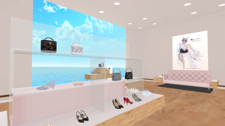 人気VRChatワールド「NAGiSA」、シューズショップ「DI 人気VRChatワールド「NAGiSA」、シューズショップ「DI