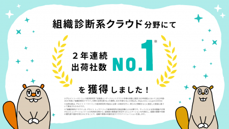 【Wevox】組織診断系クラウド分野で、2年連続 出荷社 【Wevox】組織診断系クラウド分野で、2年連続 出荷社
