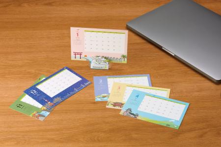 ソラシドエア 2026年版卓上クリップカレンダー 販売開 ソラシドエア 2026年版卓上クリップカレンダー 販売開