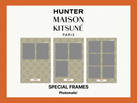 「Maison Kitsune × HUNTERコレクション」を記念した 「Maison Kitsune × HUNTERコレクション」を記念した
