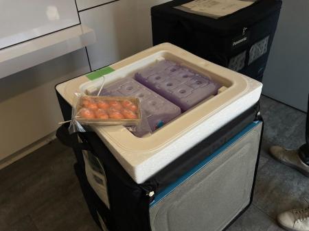 VIXELLを活用した冷凍寿司の米国空輸実証に成功 VIXELLを活用した冷凍寿司の米国空輸実証に成功