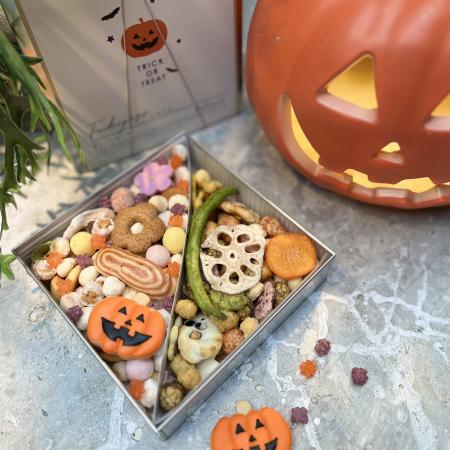 【ハロウィン限定商品】「ふきよせ 甘じょっぱい缶 Ha 【ハロウィン限定商品】「ふきよせ 甘じょっぱい缶 Ha