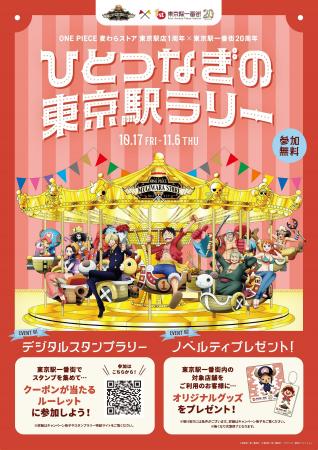 【ONE PIECE 麦わらストア】東京駅一番街20周年記念コ 【ONE PIECE 麦わらストア】東京駅一番街20周年記念コ