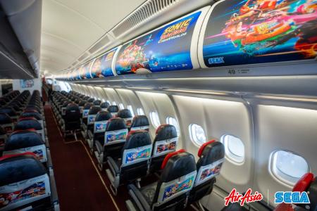 エアアジア特別塗装機「ソニック・ザ・ヘッジホッグ」 エアアジア特別塗装機「ソニック・ザ・ヘッジホッグ」