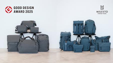 トラベルブランドMILESTO、2025 グッドデザイン賞をダ トラベルブランドMILESTO、2025 グッドデザイン賞をダ