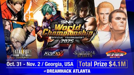 賞金総額$4,100,000!「SNK World Championship 2025 賞金総額$4,100,000!「SNK World Championship 2025