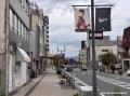 三遠ネオフェニックス、豊橋駅前にフラッグを掲げるた 三遠ネオフェニックス、豊橋駅前にフラッグを掲げるた