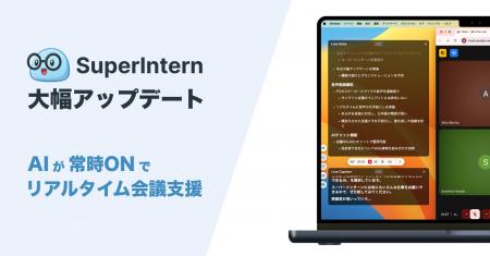 リアルタイム会議アシスタント「SuperIntern」大型ア リアルタイム会議アシスタント「SuperIntern」大型ア