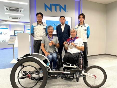 世界パラ陸上メダリストの伊藤選手と上与那原選手がNT 世界パラ陸上メダリストの伊藤選手と上与那原選手がNT