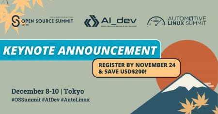 Open Source Summit Japan、AI_dev、Automotive Linux Open Source Summit Japan、AI_dev、Automotive Linux
