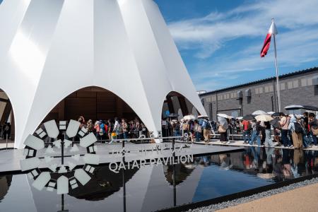 カタールパビリオン、200万人以上の来館者を迎え、202 カタールパビリオン、200万人以上の来館者を迎え、202
