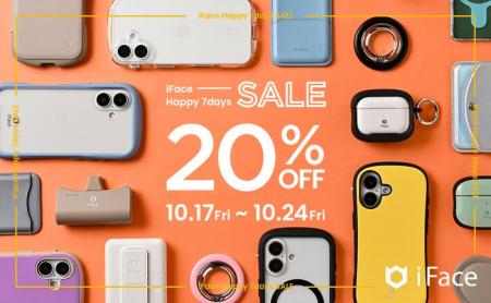 【iFace公式オンラインストア限定】10月17日よりHappy 【iFace公式オンラインストア限定】10月17日よりHappy