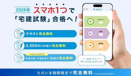 業界初!?「テキスト・動画・問題」が連動!宅建合格WE 業界初!?「テキスト・動画・問題」が連動!宅建合格WE