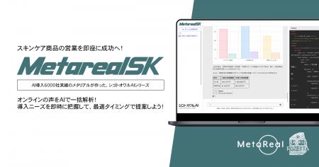 【メタリアル・グループ】小売店スキンケア導入ニーズ 【メタリアル・グループ】小売店スキンケア導入ニーズ