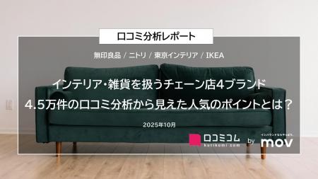 【インテリア・雑貨を扱うチェーン店4ブランドの口コ 【インテリア・雑貨を扱うチェーン店4ブランドの口コ