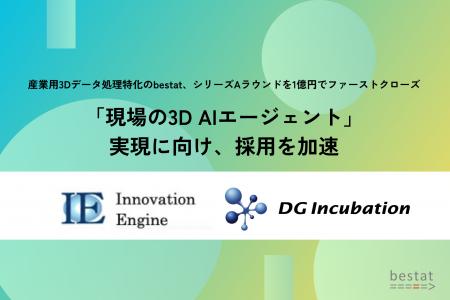産業用3Dデータ処理特化のbestat、シリーズAラウンド 産業用3Dデータ処理特化のbestat、シリーズAラウンド