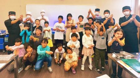 かっぱ寿司、宮城県名取市の環境フェアにて食育出張授 かっぱ寿司、宮城県名取市の環境フェアにて食育出張授