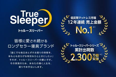 【トゥルースリーパー】低反発マットレス市場12年連続 【トゥルースリーパー】低反発マットレス市場12年連続