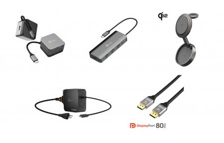 j5createから超小型マルチアダプター・Qi2充電器・16K j5createから超小型マルチアダプター・Qi2充電器・16K