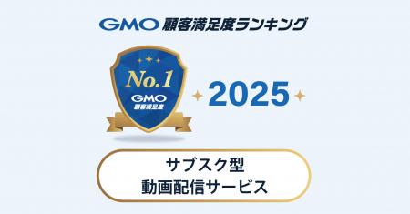 【2025年 GMO顧客満足度ランキング】「サブスク型動画 【2025年 GMO顧客満足度ランキング】「サブスク型動画