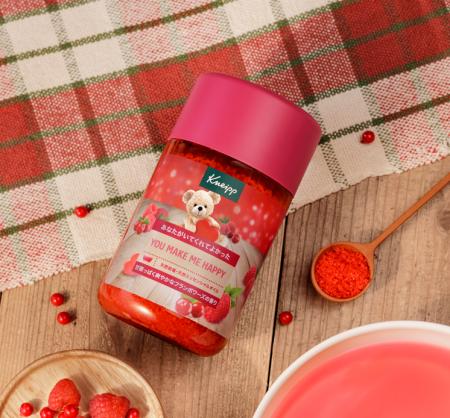 『クナイプ バスソルト フランボワーズの香り』が新登 『クナイプ バスソルト フランボワーズの香り』が新登