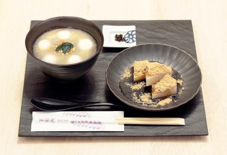 【亀戸天神前本店限定】冬の和スイーツ「柚子しるこ  【亀戸天神前本店限定】冬の和スイーツ「柚子しるこ