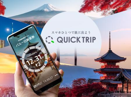 モバイルチケットシステム「QUICK TRIP Ticket」、博 モバイルチケットシステム「QUICK TRIP Ticket」、博